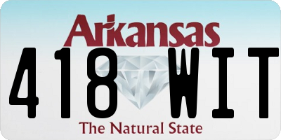 AR license plate 418WIT