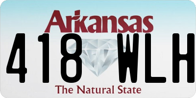 AR license plate 418WLH