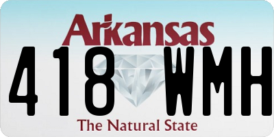 AR license plate 418WMH
