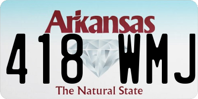 AR license plate 418WMJ