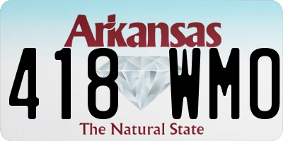 AR license plate 418WMO