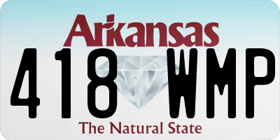 AR license plate 418WMP