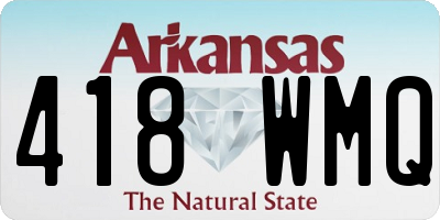 AR license plate 418WMQ