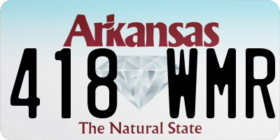 AR license plate 418WMR