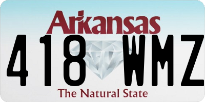 AR license plate 418WMZ