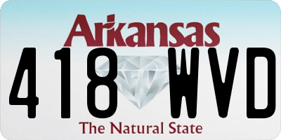 AR license plate 418WVD