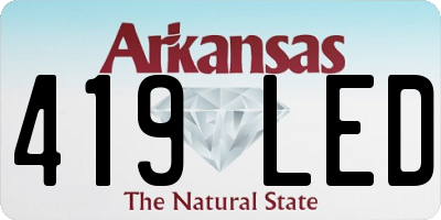 AR license plate 419LED