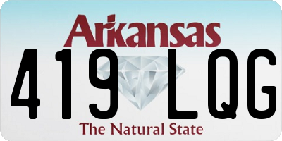AR license plate 419LQG