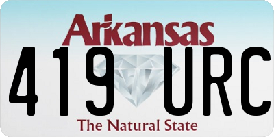 AR license plate 419URC