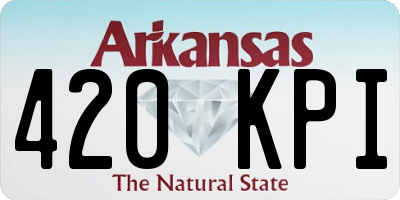 AR license plate 420KPI