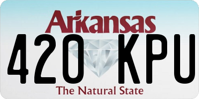 AR license plate 420KPU