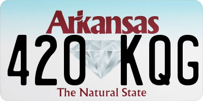 AR license plate 420KQG