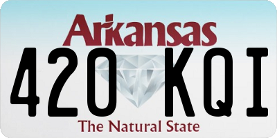 AR license plate 420KQI