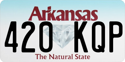 AR license plate 420KQP