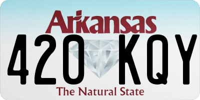AR license plate 420KQY