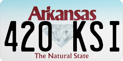 AR license plate 420KSI