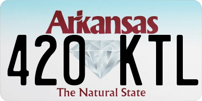 AR license plate 420KTL
