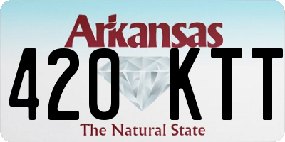 AR license plate 420KTT