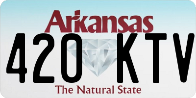AR license plate 420KTV