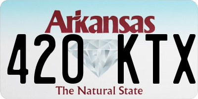 AR license plate 420KTX