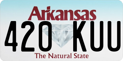 AR license plate 420KUU