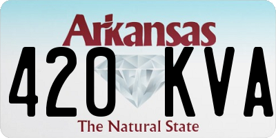 AR license plate 420KVA