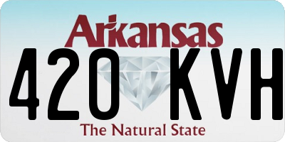 AR license plate 420KVH