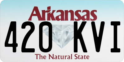 AR license plate 420KVI