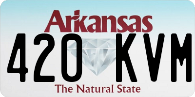 AR license plate 420KVM