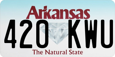 AR license plate 420KWU