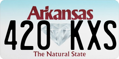 AR license plate 420KXS