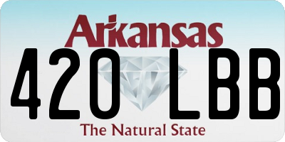 AR license plate 420LBB