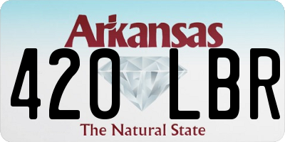 AR license plate 420LBR