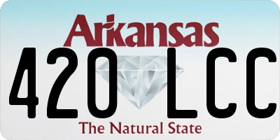 AR license plate 420LCC