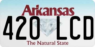 AR license plate 420LCD