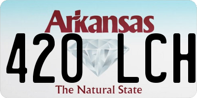 AR license plate 420LCH