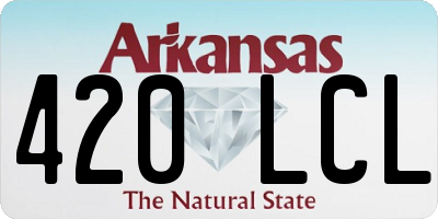 AR license plate 420LCL