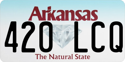 AR license plate 420LCQ