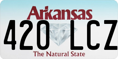AR license plate 420LCZ