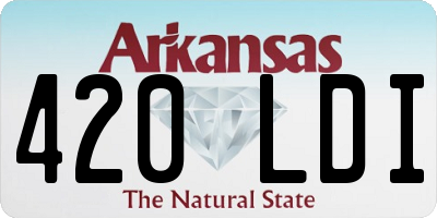 AR license plate 420LDI