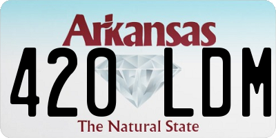 AR license plate 420LDM