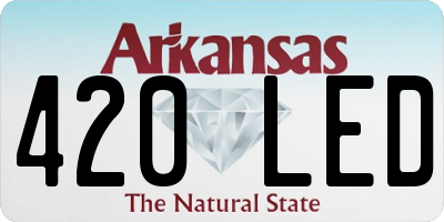 AR license plate 420LED