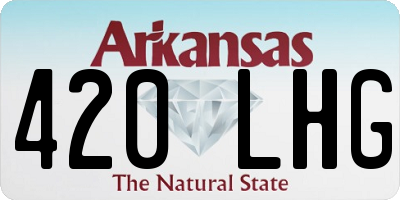AR license plate 420LHG