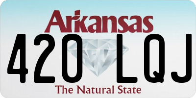 AR license plate 420LQJ
