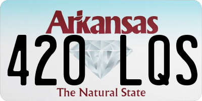 AR license plate 420LQS