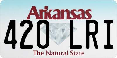AR license plate 420LRI