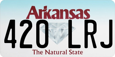 AR license plate 420LRJ