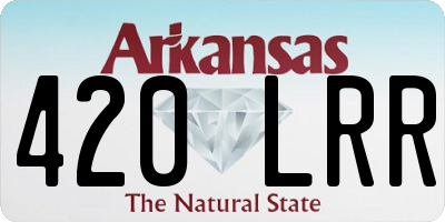 AR license plate 420LRR