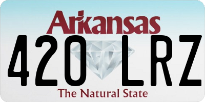 AR license plate 420LRZ