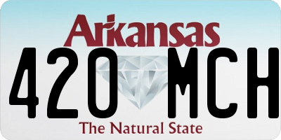 AR license plate 420MCH